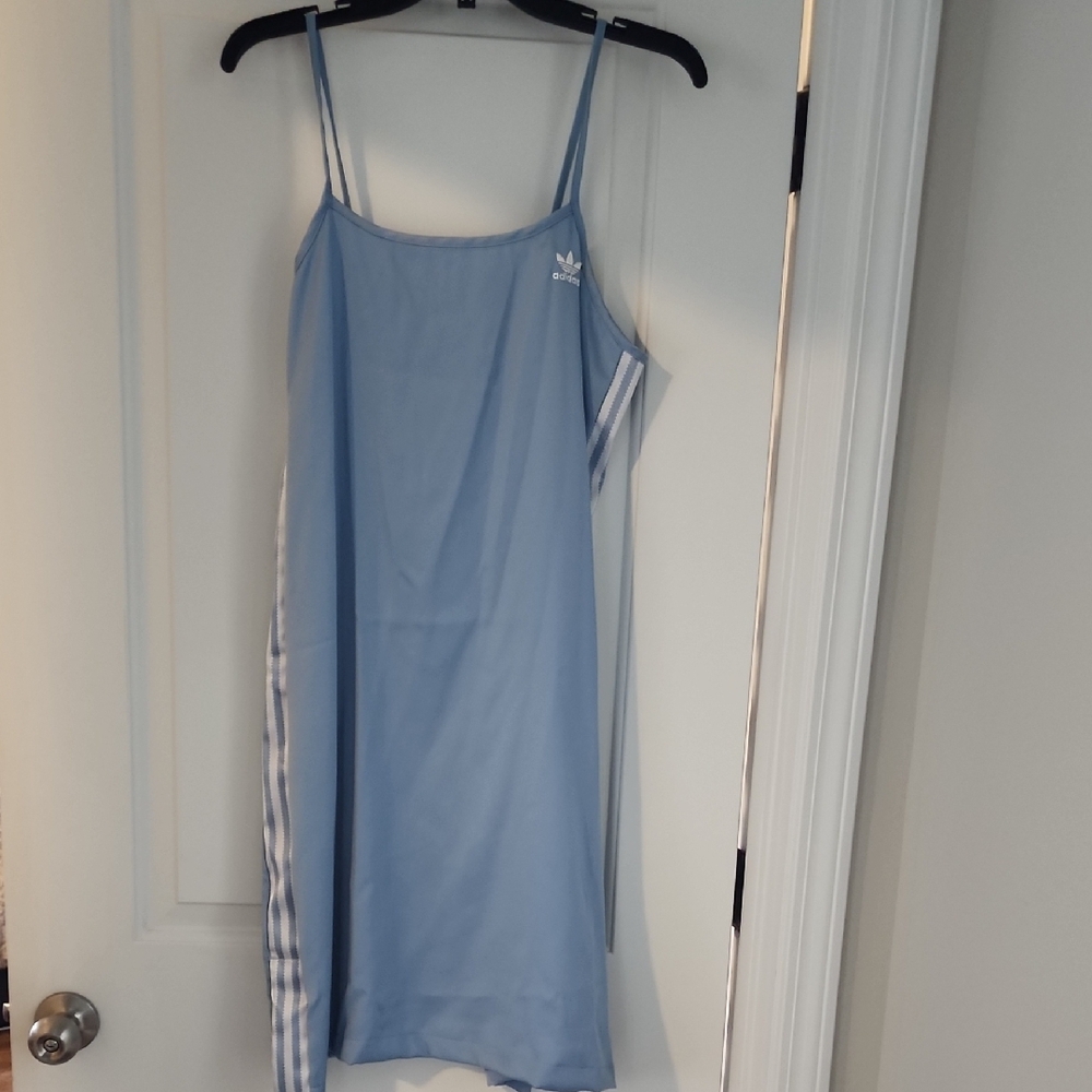 Adidas Blue Slip Dress